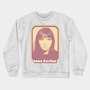 Anna Karina \\\ 60s Retro Nouvelle Vague Crewneck Sweatshirt